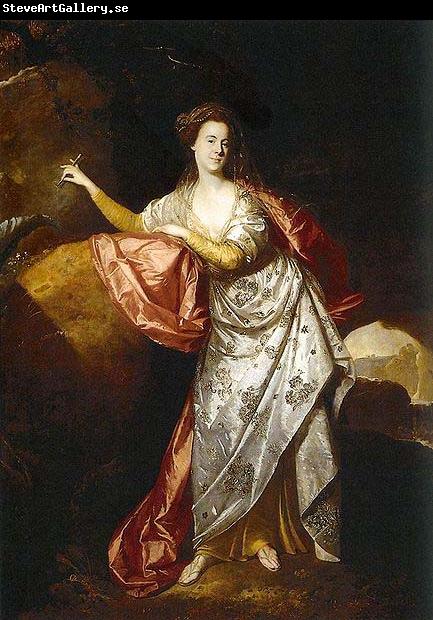 Johann Zoffany Portrait of Ann Brown in the Role of Miranda